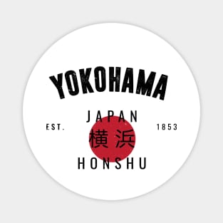 YOKOHAMA - VARSITY VINTAGE DESIGN | EST. 1853 Magnet